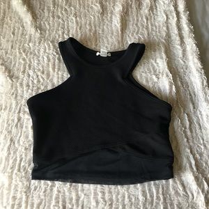 Black crop top